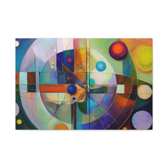 Wood Inner Frame Abstract Oil Painting Print Canvas 24x16, 30x20, 36x24, 48x32, 60x40 ...