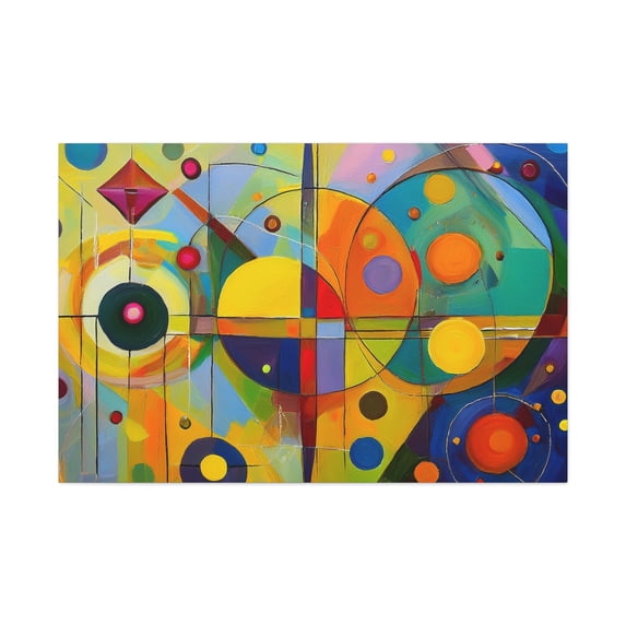 Abstract Oil Painting Print Canvas 24x16, 30x20, 36x24, 48x32, 60x40 ...