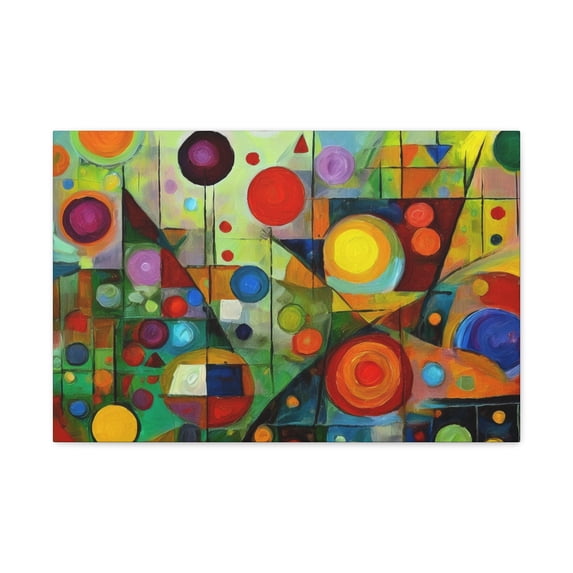 Abstract Pattern Canvas Abstract Oil Painting Print Canvas 24x16, 30x20, 36x24, 48x32, 60x40 ...