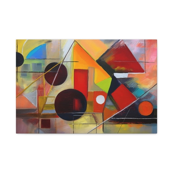 Abstract Pattern Canvas Abstract Oil Painting Print Canvas 24x16, 30x20, 36x24, 48x32, 60x40 ...