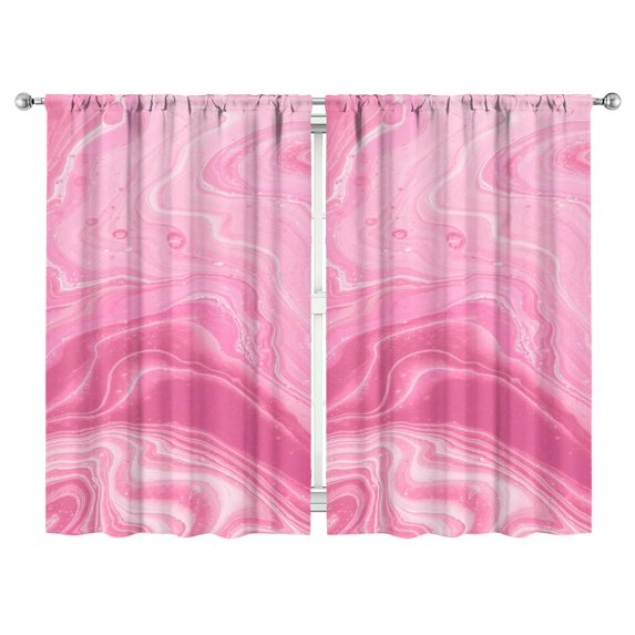 Abstract Oil Paiting Watercolor Curtains-blackout Curtains Bedroom Decor Living Room Darkening Grommet Window Drapes 2 Panels Set 52"x 84"