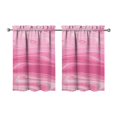thumbnail image 1 of Abstract Oil Paiting Watercolor Kitchen Curtains - Vintage Tier Cafe Curtains for Bathroom Living RV Rod Pocket Window Drapes 36 Inch 2 Panels Set 28"x36" Window Treatment Tiers, 1 of 4