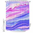 thumbnail image 1 of Abstract Ombre Fabric Shower Curtain Colorful Fluid Washable Shower Curtains for Bathroom, Waterproof Bath Curtain with Hooks Home Decor 36x72in, 1 of 8