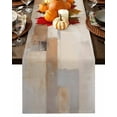 thumbnail image 1 of Abstract Orange Table Runner-Cotton Linen- 72 Inch Holiday Dresser Scarves, Contemporary Painting Graffiti Art Color Tablerunner for Kitchen Coffee/Dining Bedroom Living Room Dinner Scarf Décor 14x72, 1 of 7