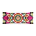 thumbnail image 1 of Abstract Ornamental Mandala Mastectomy Pillow - Seatbelt Cushion for Post Surgery Recovery - Pressure Relief Pad with Boho Chic Pattern, 1 of 2