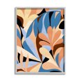 thumbnail image 1 of Abstract Overlapping Botanical Forms Botanical & Floral Graphic Art Gray Framed Art Print Wall Art, 1 of 7