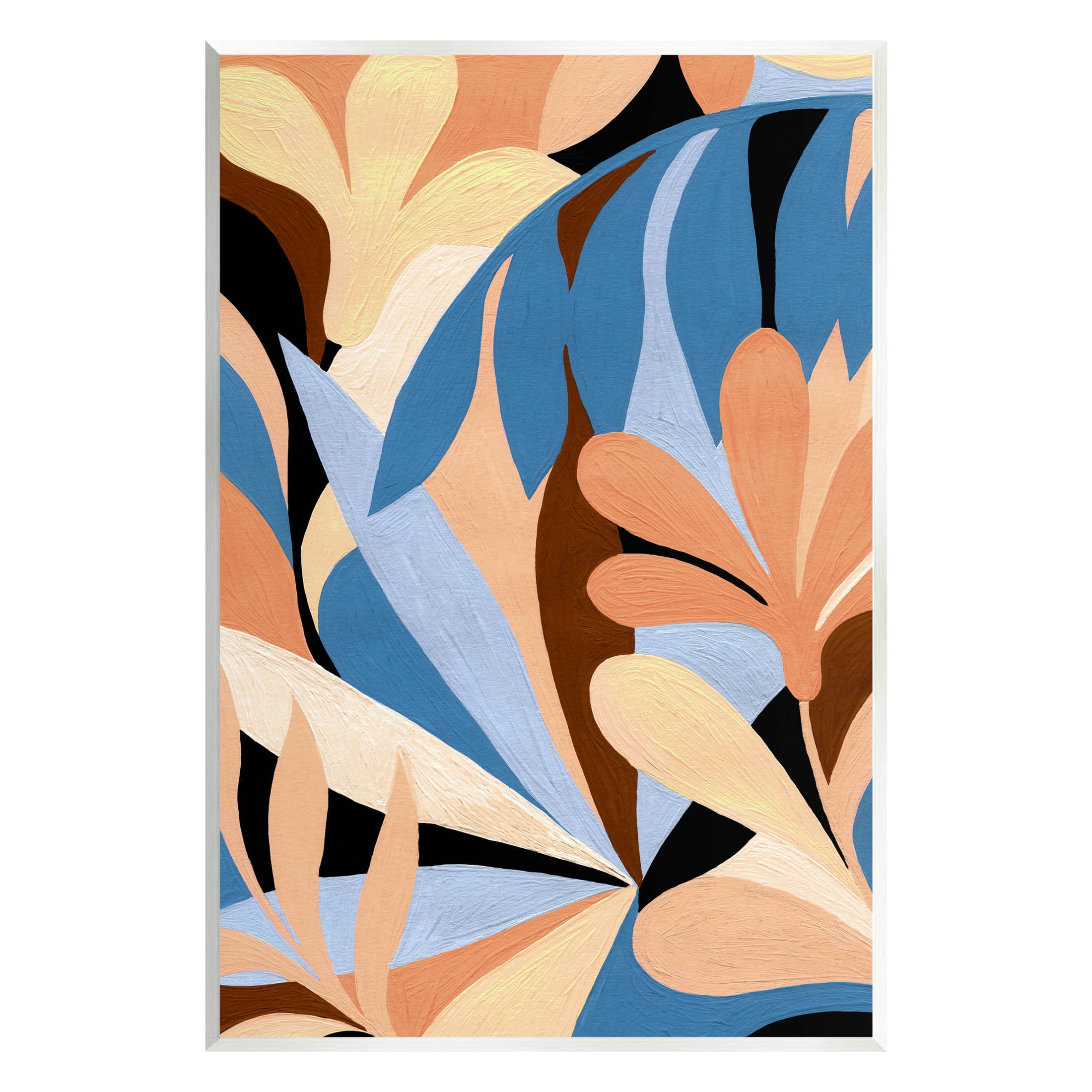Abstract Overlapping Botanical Forms Botanical & Floral Graphic Art Unframed Art Print Wall Art