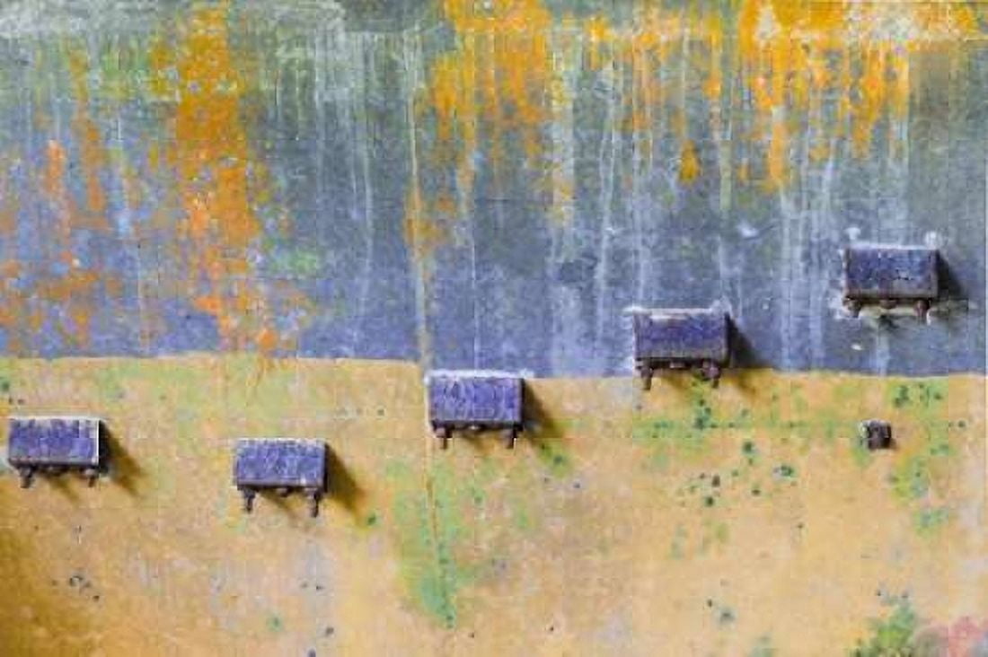 Abstract Paint III Canvas Art - Kathy Mahan (24 x 36)