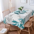 thumbnail image 1 of Abstract Paint Oil Painting Purple Table Cloth Waterproof Dining Tablecloth Kitchen Decorative Party Table Cover, 1 of 6