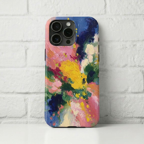 Abstract Paint Phone Case for iPhone 17 to 11 Pro Max Artistic Gift