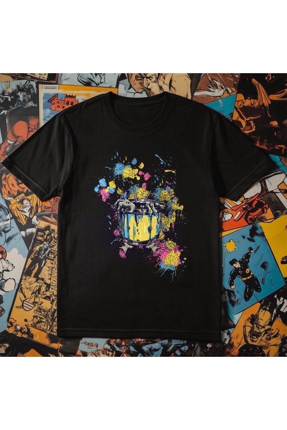Abstract Paint T-Shirt Anime Tees For all Animation and Comic Fans