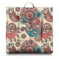 thumbnail image 1 of Abstract Paisley Art Floor Pillow&nbsp;– 22x22 Inch Large Cushion, Dutch Velvet, Soft Support for Meditation, Yoga & Home Decor (Artistic Print), 1 of 6