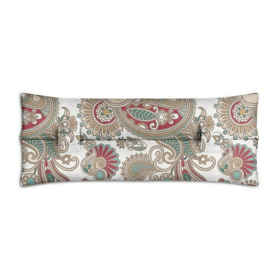 Abstract Paisley Art Seatbelt Pillow - Universal Fit Post-Surgical Chest Protector - Elegant Boho Design for Women After Mastectomy or Rib Surgery