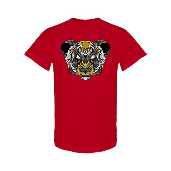 Abstract Panda Head T-Shirt Men -Image by Shutterstock, Male 3X-Large