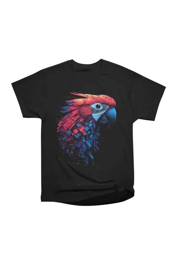 Abstract Parrot T-Shirt Tee Gift For Him Merch For Her Apparel For Friend
