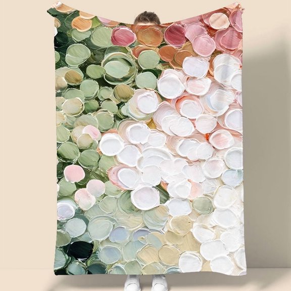 Abstract Pastel Circle Pattern Tapestry 70.07 x 90.55 Inches Wall Hanging for Bedroom Living Room Dorm Decor