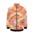 thumbnail image 1 of Abstract Pastel Geometric Pattern Jacket Men's Street Cool Long Sleeves Coat Personality Tops Oversized Zipper Jackets Male Clothes, 1 of 7