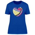 thumbnail image 1 of Abstract Patched Heart T-Shirt Women -Image by Shutterstock, Female XX-Large, 1 of 2