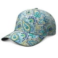 thumbnail image 1 of Abstract Pattern Baseball Cap Adjustable Snapback Hat for Men and Women, 1 of 7