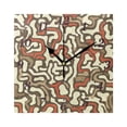 Abstract Pattern Design Wall Clock Square Clock Decoration Creative ...