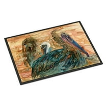 Abstract Pelicans Doormat 24x36