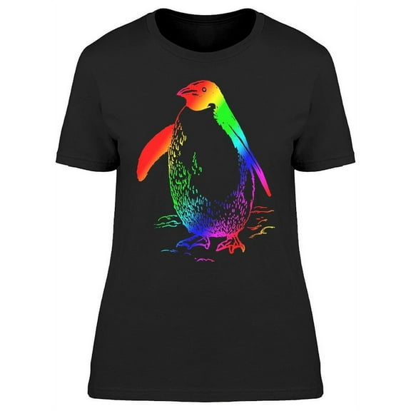 Abstract Penguin Art T-Shirt Women -Image by Shutterstock, Female Large