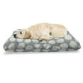 thumbnail image 1 of Abstract Pet Bed, Pastel Tones Watercolor Brush Strokes Circles Repetitive Pattern, Chew Resistant Pad for Dogs and Cats Cushion with Removable Cover, 24" x 39", Taupe Grey Sage Green, by Ambesonne, 1 of 4