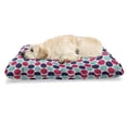 thumbnail image 1 of Abstract Pet Bed, Simplistic Floral Contemporary Style Mosaic Effects Spring Season Pattern, Chew Resistant Pad for Dogs and Cats Cushion with Removable Cover, 24" x 39", Multicolor, by Ambesonne, 1 of 4