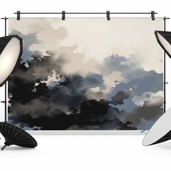 Abstract Photography Backdrop 7x5FT, Oil Painting Industry Style Fog Gradient Color Photo Backdrops, Background for Photography Studio Photo Studio Background, Back Drop for Photoshoot