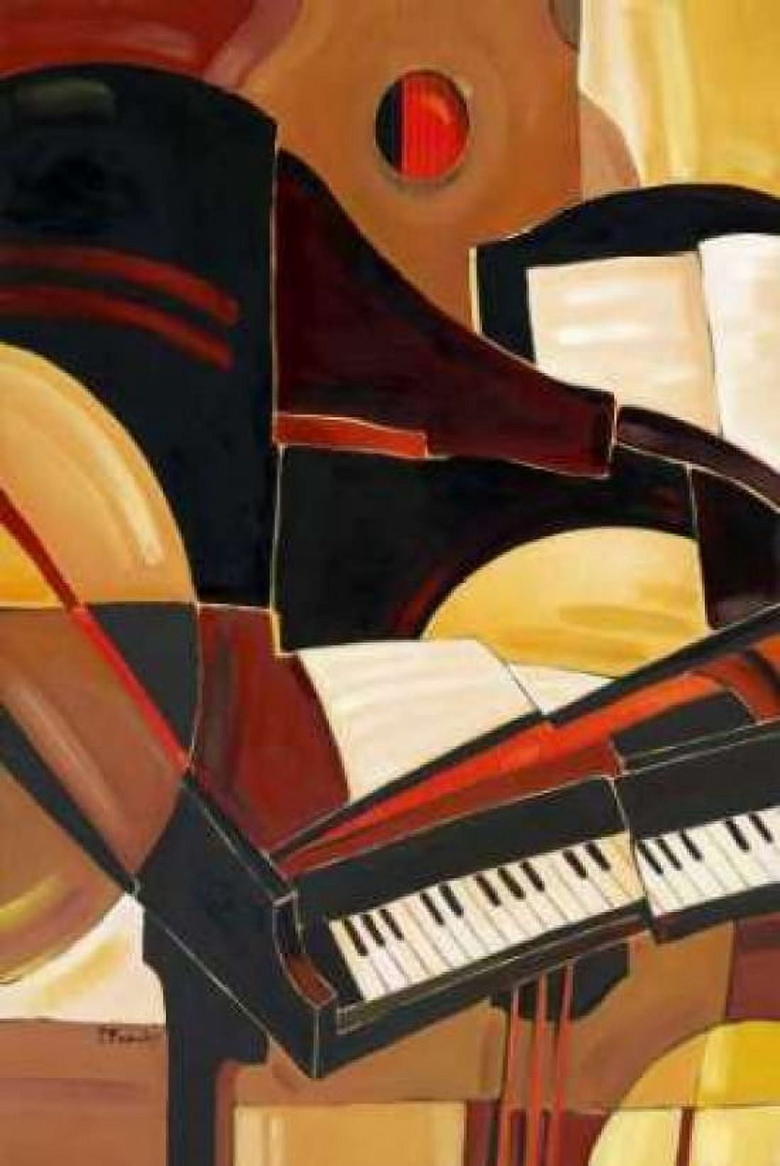 Abstract Piano Canvas Art - Paul Brent (24 x 36)