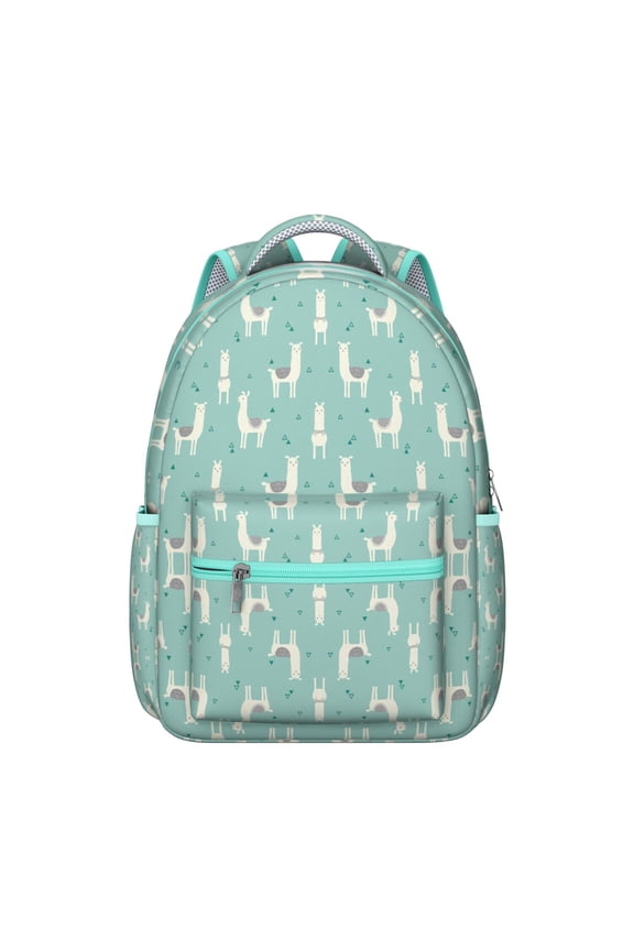 Abstract Pig Student Backpack Cute Watercolor Farm Animal Cartoon Print Artistic Pattern Funny Piggy Design Aesthetic School Bookbag for Student