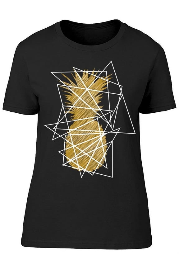 Abstract Pineapple T-Shirt Women -Image by Shutterstock, Female Medium