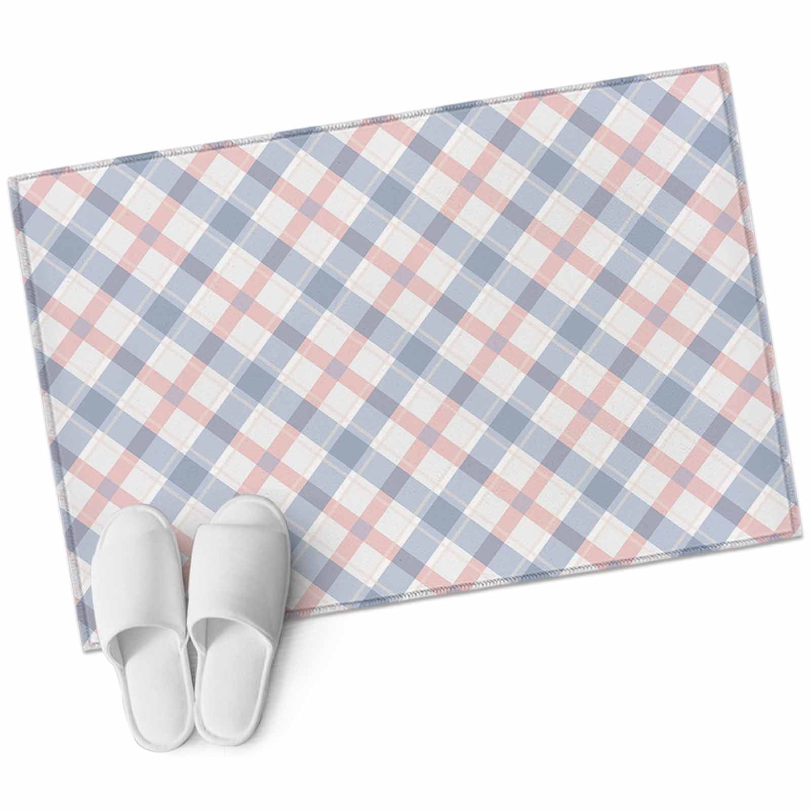 Abstract Plaid Large Area Rugs for Bedroom Living Room, Soft Non Slip ...