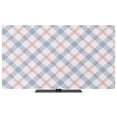 Abstract Plaid TV Dust Cover,Stretchable TV Screen Desktop Computer ...