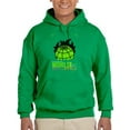 thumbnail image 1 of Abstract Planet Rave Style  Hoodie Men -Image by Shutterstock, Male x-Large, 1 of 4