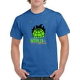 thumbnail image 1 of Abstract Planet Rave Style  T-Shirt Men -Image by Shutterstock, Male 3X-Large, 1 of 4