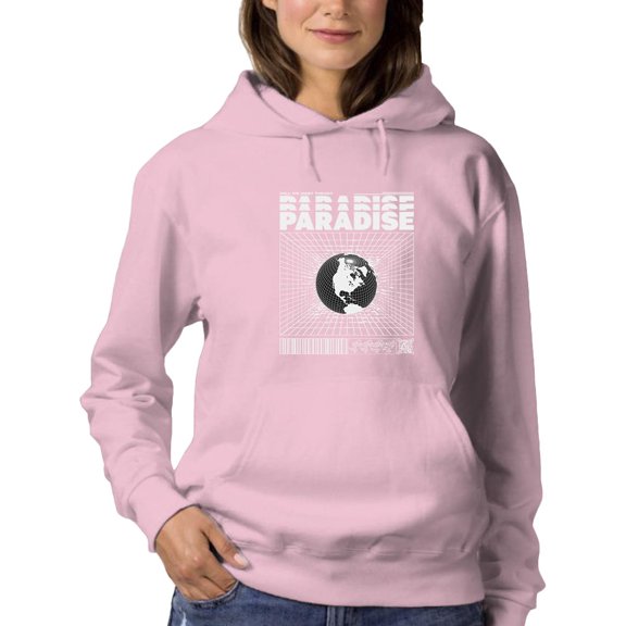 Abstract Planet Techno Style Hoodie Women -Image by Shutterstock, Female 5X-Large
