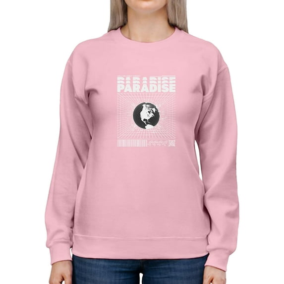 Abstract Planet Techno Style Sweatshirt Women -Image by Shutterstock, Female 5X-Large