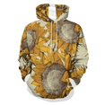 Abstract Plant Sunflowers Womens Mens Hoodies Long Sleeve Pullover