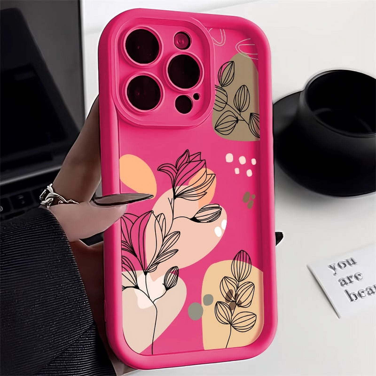 Abstract Plants Phone Case For iPhone 15 Pro Max Case iPhone 13 14 12