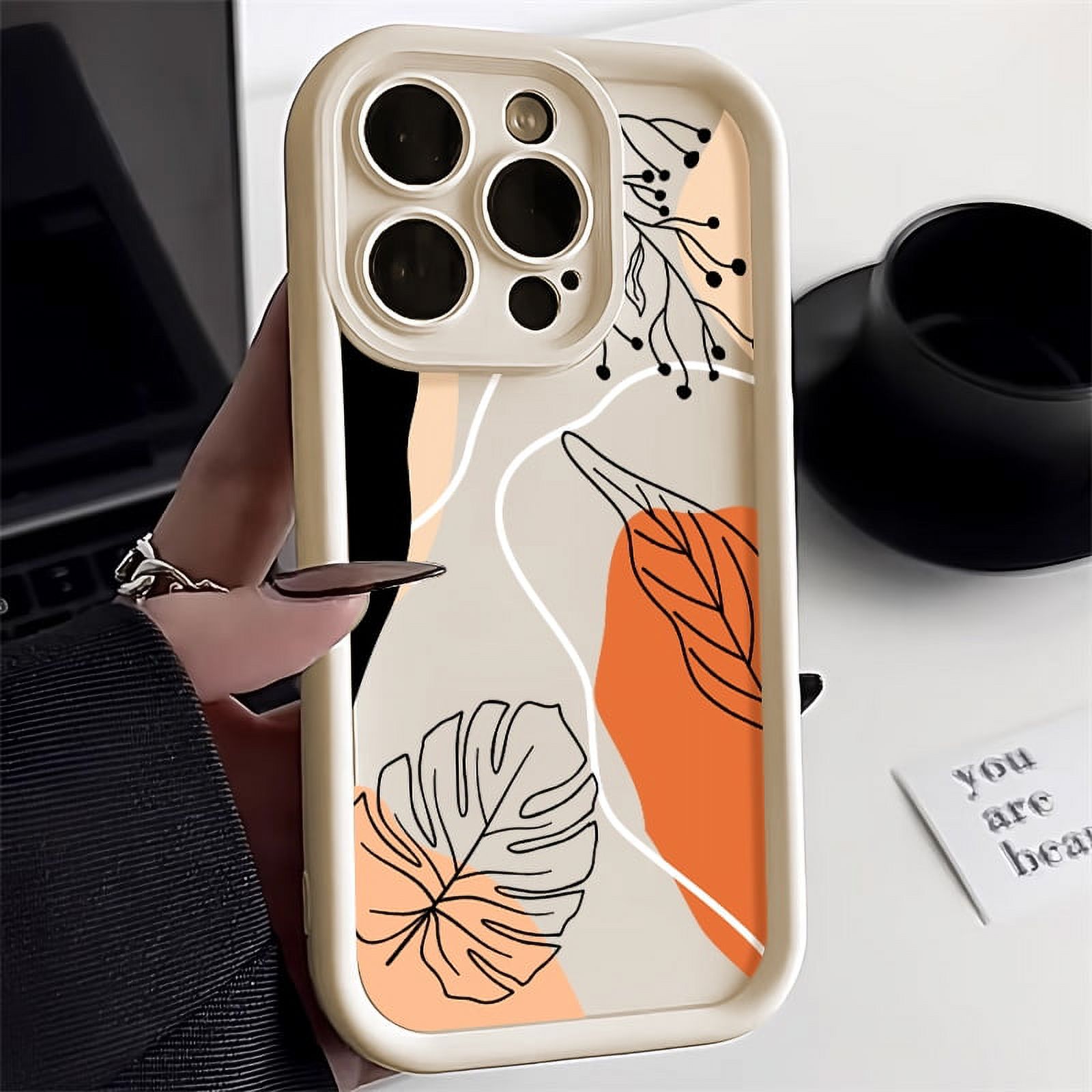Abstract Plants Phone Case For iPhone 15 Pro Max Case iPhone 13 16 14