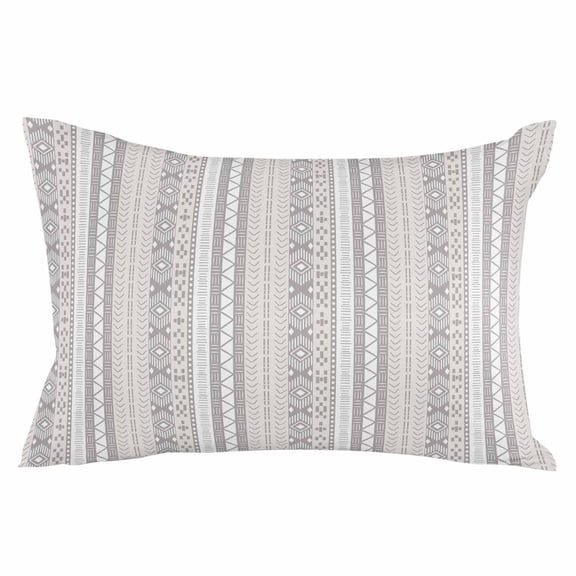 Abstract Polka Dot Rustic Tribal Patterns Throw Pillow Cover, Pillowcase Protectors with Zipper, Breathable Decorative Lumbar Pillow Case Cover, Pillow Shams for Couch Sofa 16x24Inch