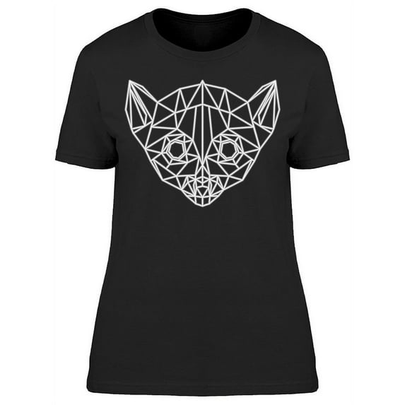 Abstract Polygonal Lemur T-Shirt Women -Image by Shutterstock, Female 3X-Large