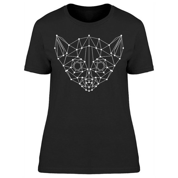Abstract Polygonal Tirangle Art T-Shirt Women -Image by Shutterstock, Female x-Large