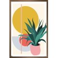 thumbnail image 1 of Abstract Potted Plant Wall Poster, 14.725" x 22.375" Framed, 1 of 6