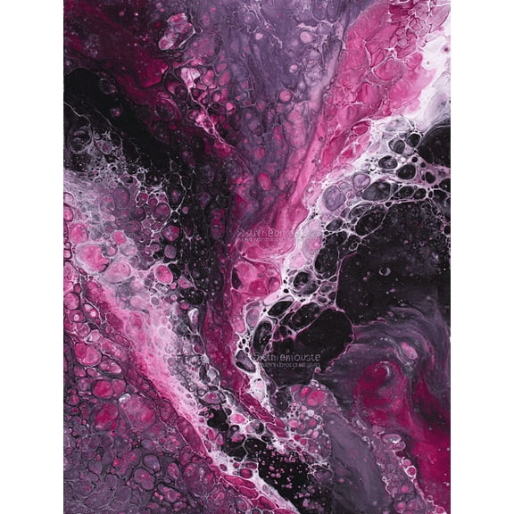 Abstract Pouring Art Canvas Print, Suitable for Living Room, Bedroom, Office, Hallway, Kitchen, Contemporary Home Decor