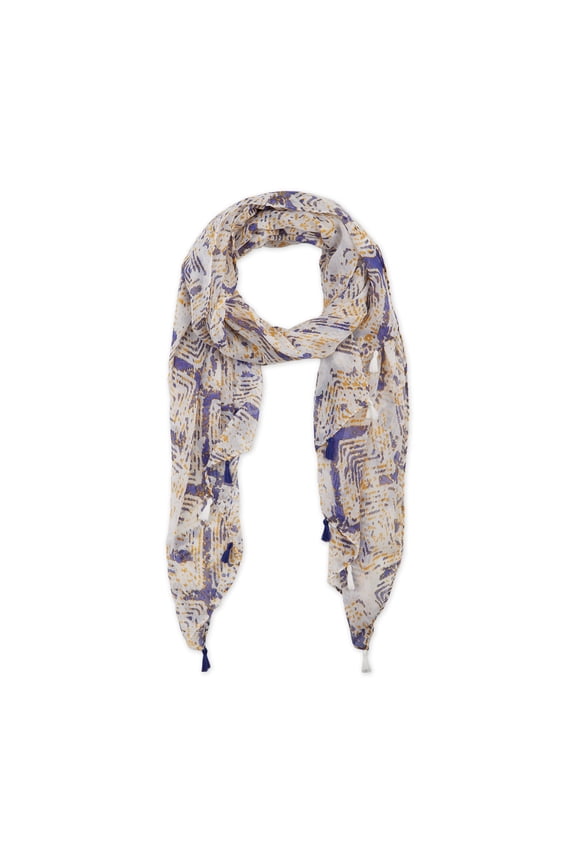 Women’s Lightweight Abstract Print Scarf