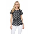 Abstract Print Women Poly T-Shirt 13 - Walmart.com
