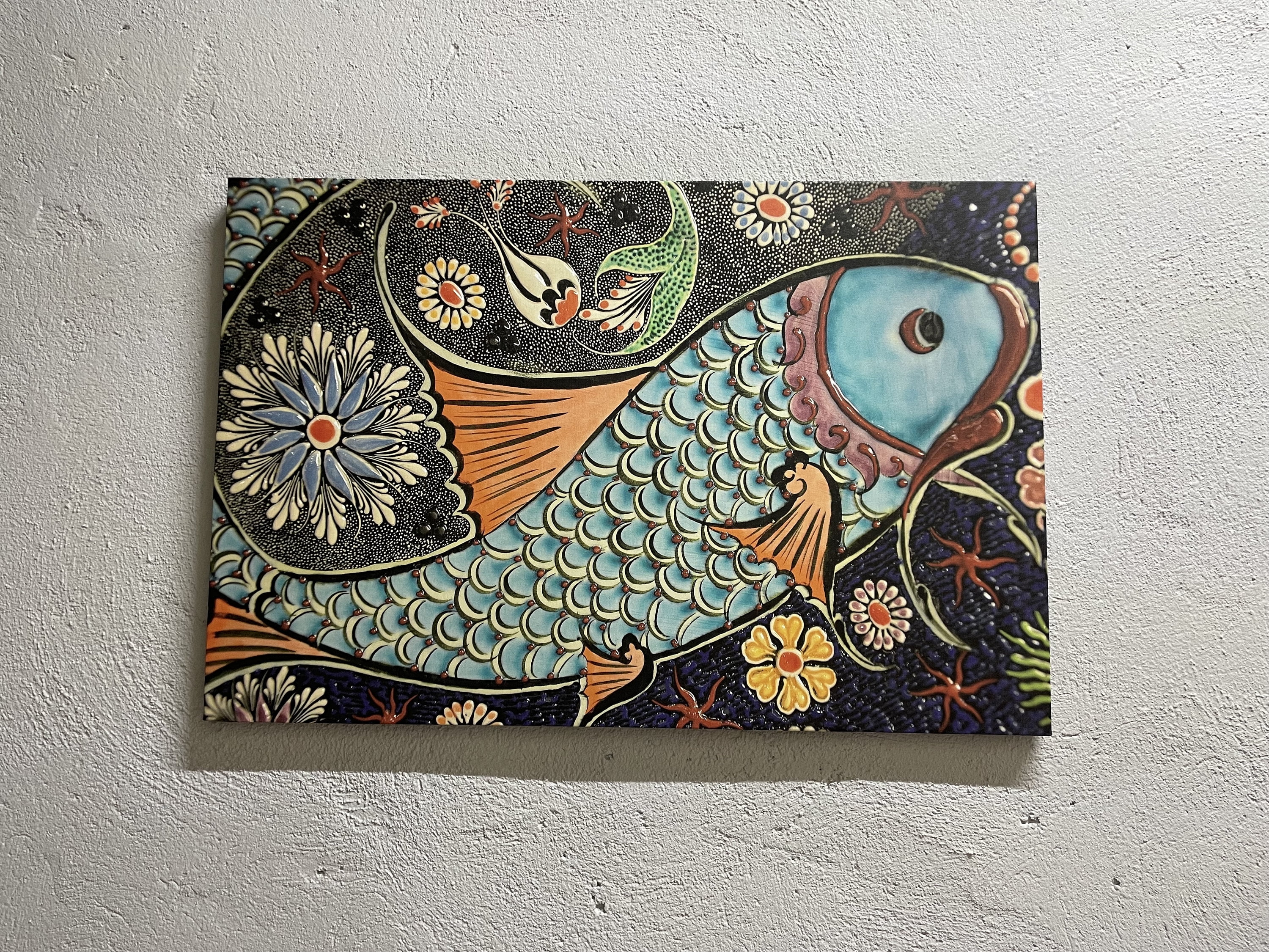 Abstract Printed, Abatract Fish Poster, Pattern Wall Decor, Animal Wall ...