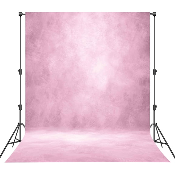 Abstract Professional Photography Backdrop for Portrait Photo Props Booth Background Photoshoot Studio with Polyester Fabric Roller Pocket on Top (8x10ft,Light Pink,No Stand)